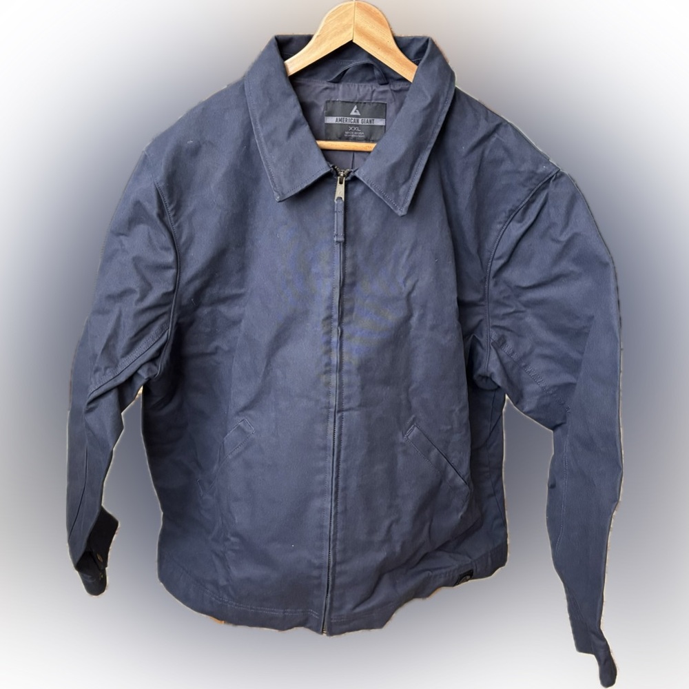 American Giant Men's Navy Lightweight Jacket